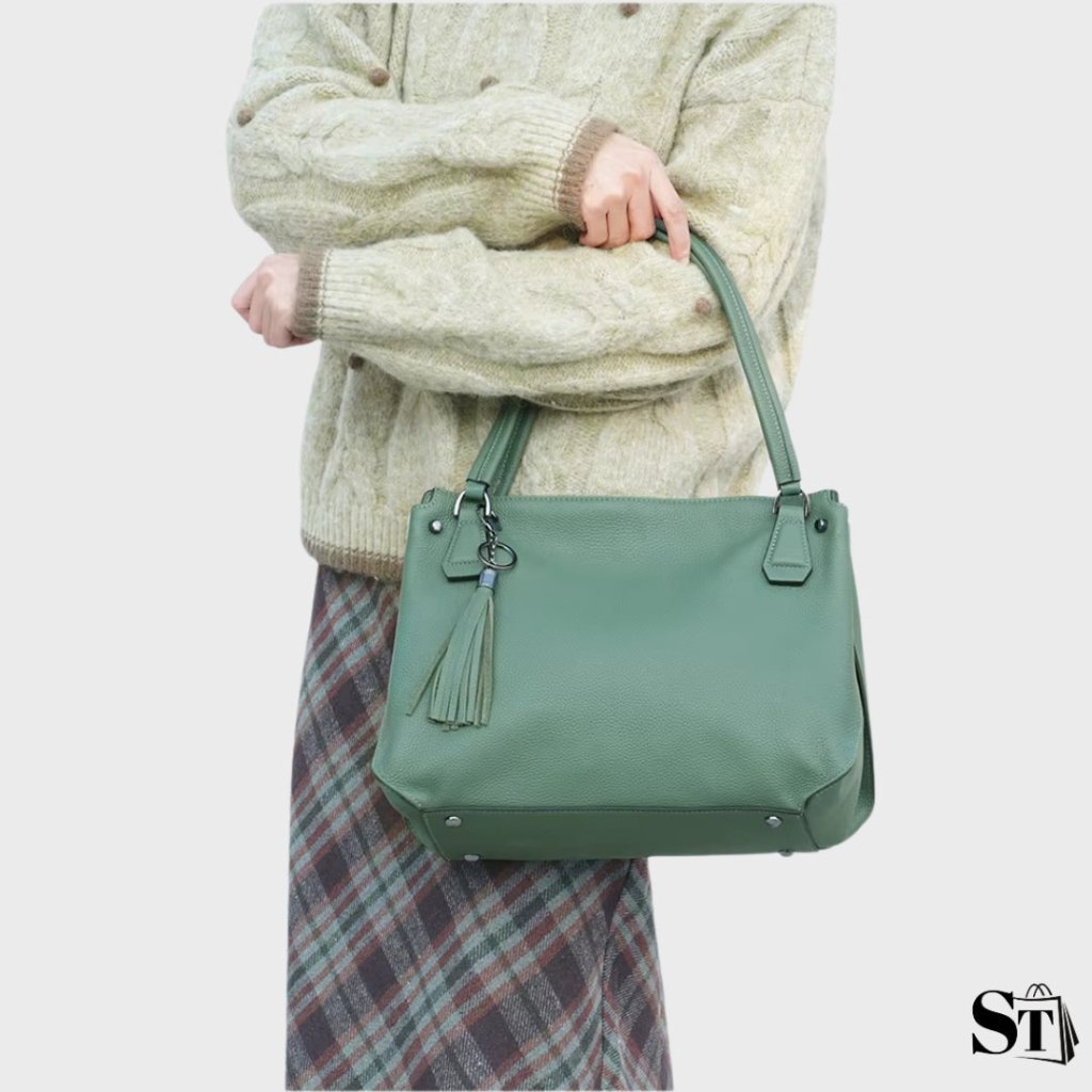 Sac à main cabas cuir - Canelle