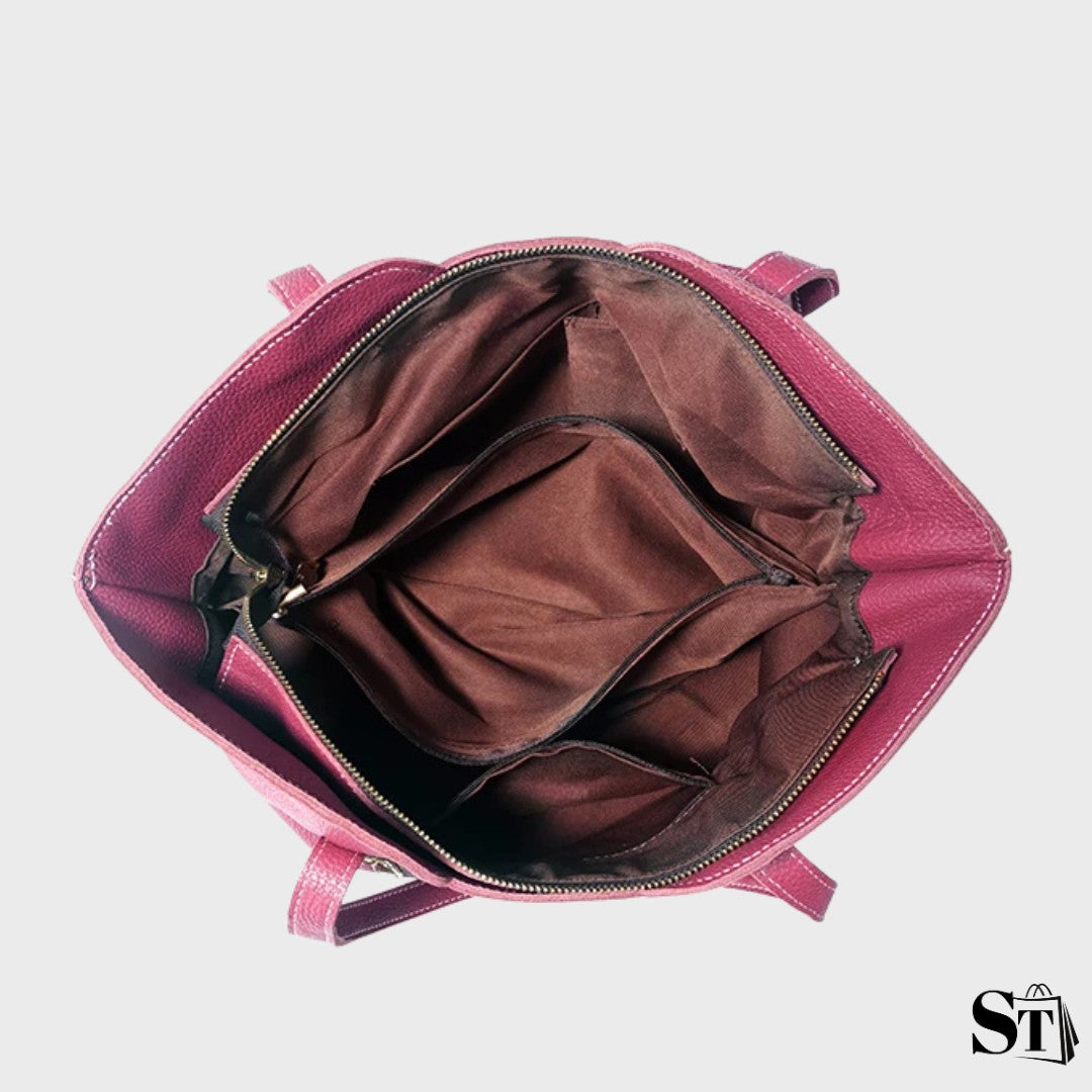 Grand sac cabas en cuir - L’Archipel