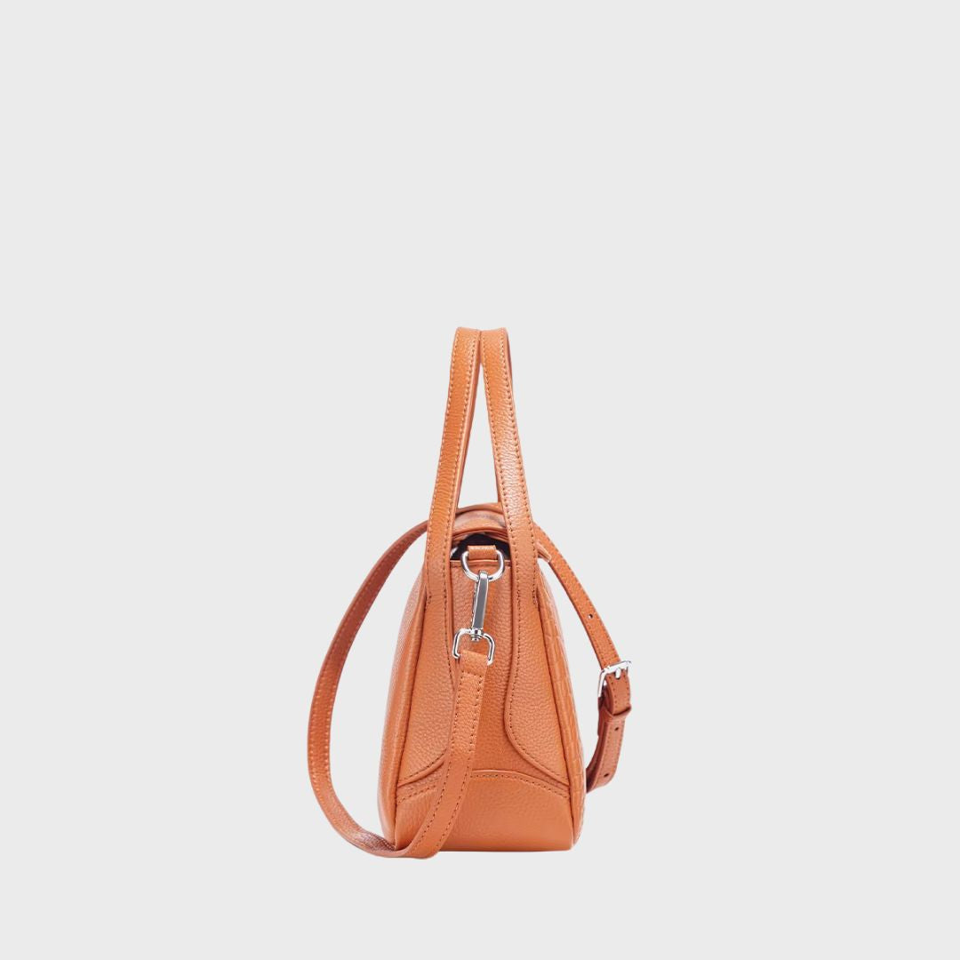 Sac à main en cuir crocodile - Le Céladon