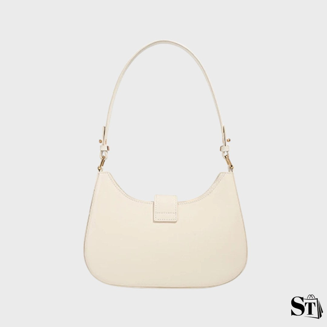 Sac d'épaule allongé en cuir  - Le Tivoli