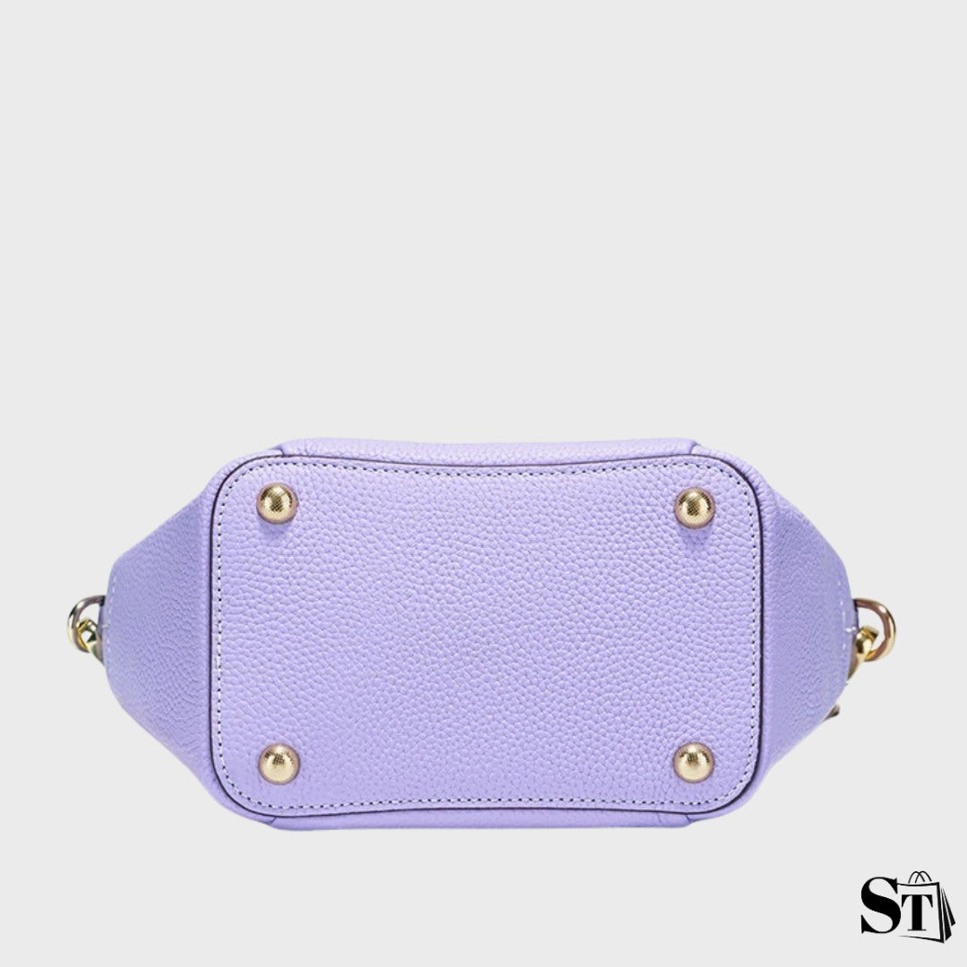 Petit sac à bandoulière en cuir structuré - Le Jacquemart