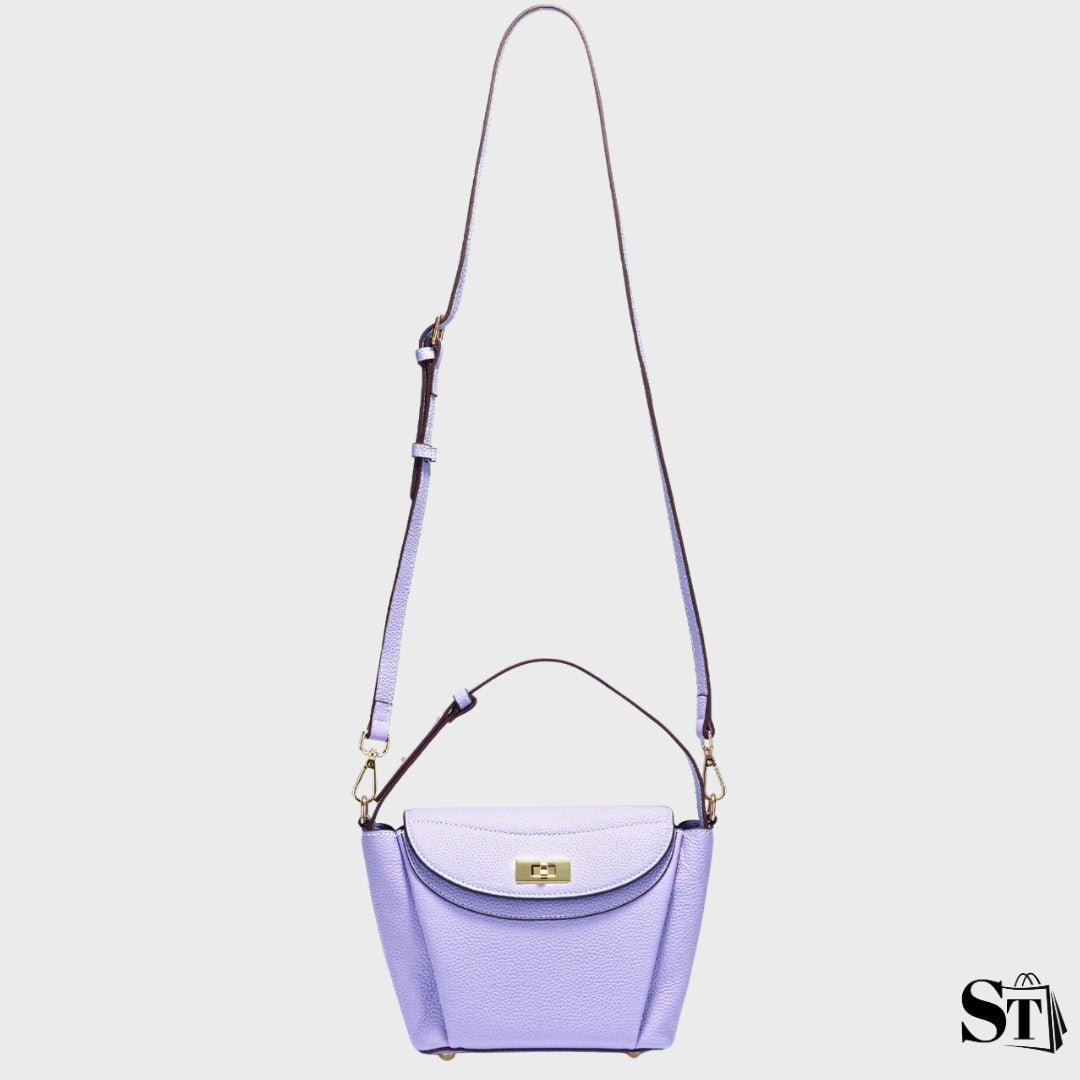 Petit sac à bandoulière en cuir structuré - Le Jacquemart