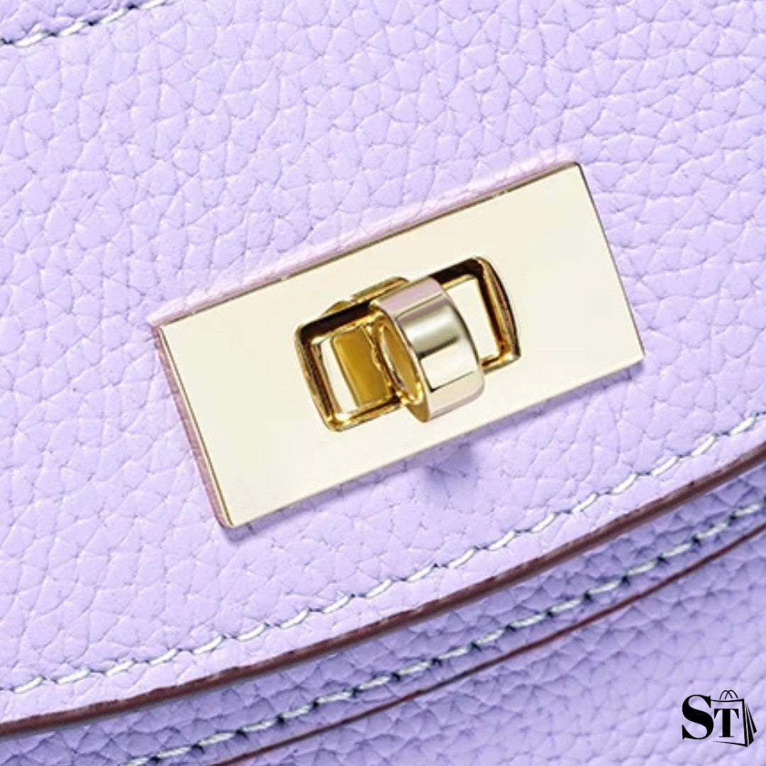 Petit sac à bandoulière en cuir structuré - Le Jacquemart