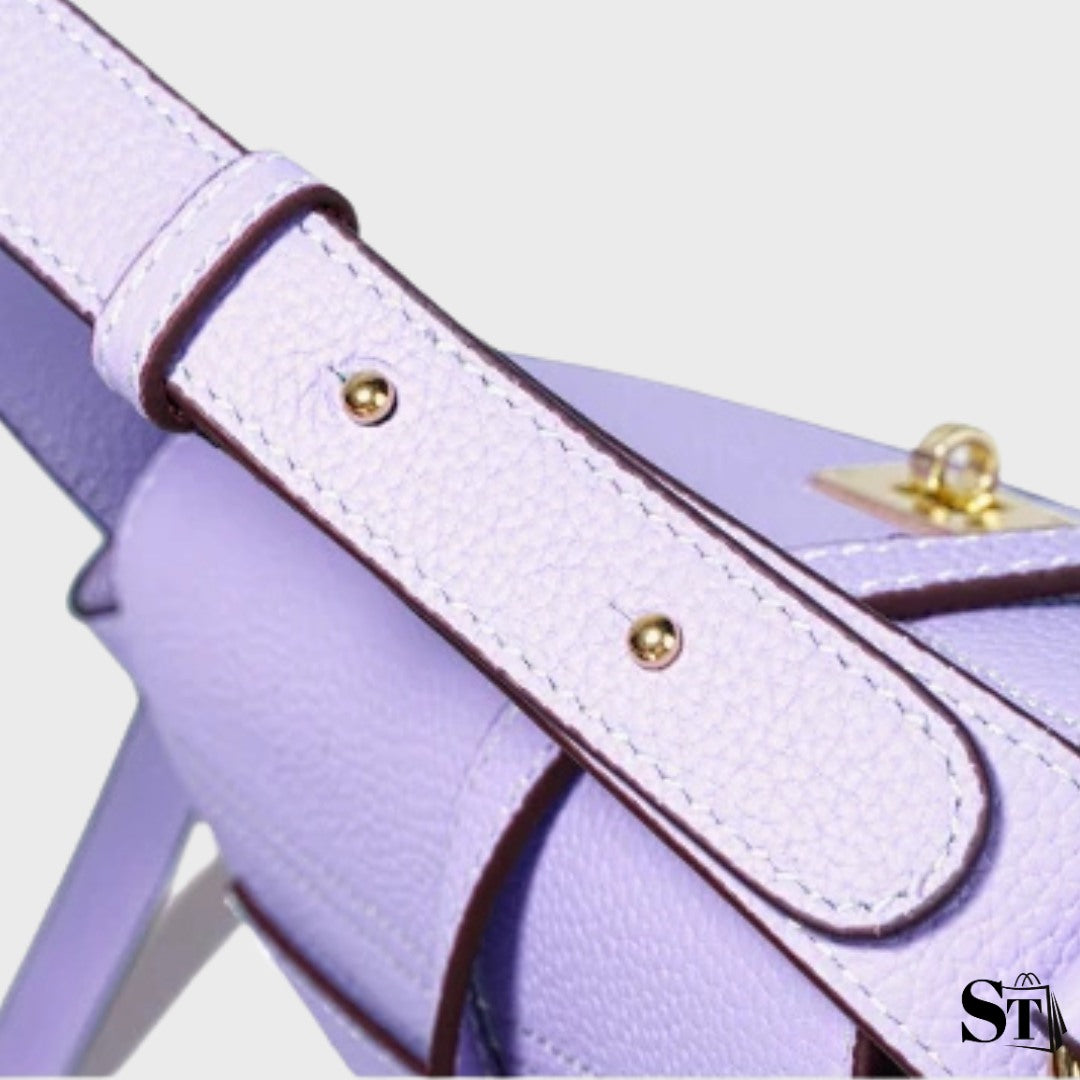 Petit sac à bandoulière en cuir structuré - Le Jacquemart