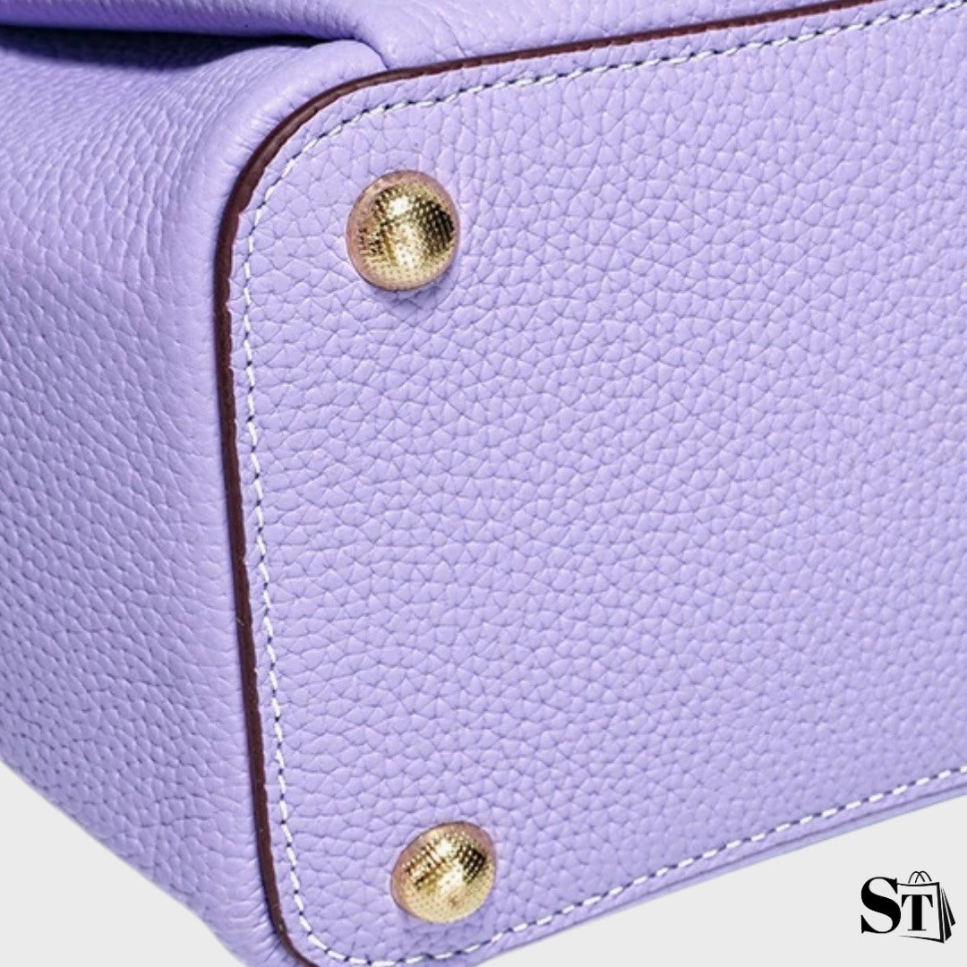 Petit sac à bandoulière en cuir structuré - Le Jacquemart