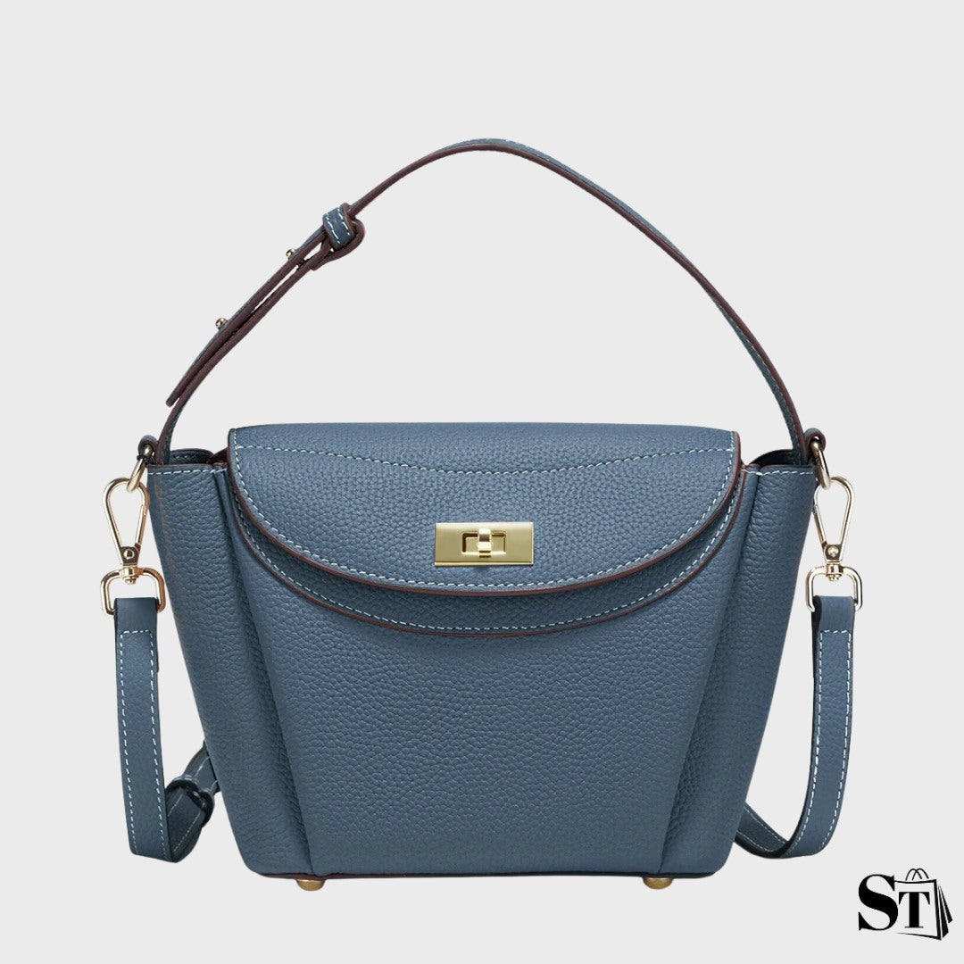 Petit sac à bandoulière en cuir structuré - Le Jacquemart