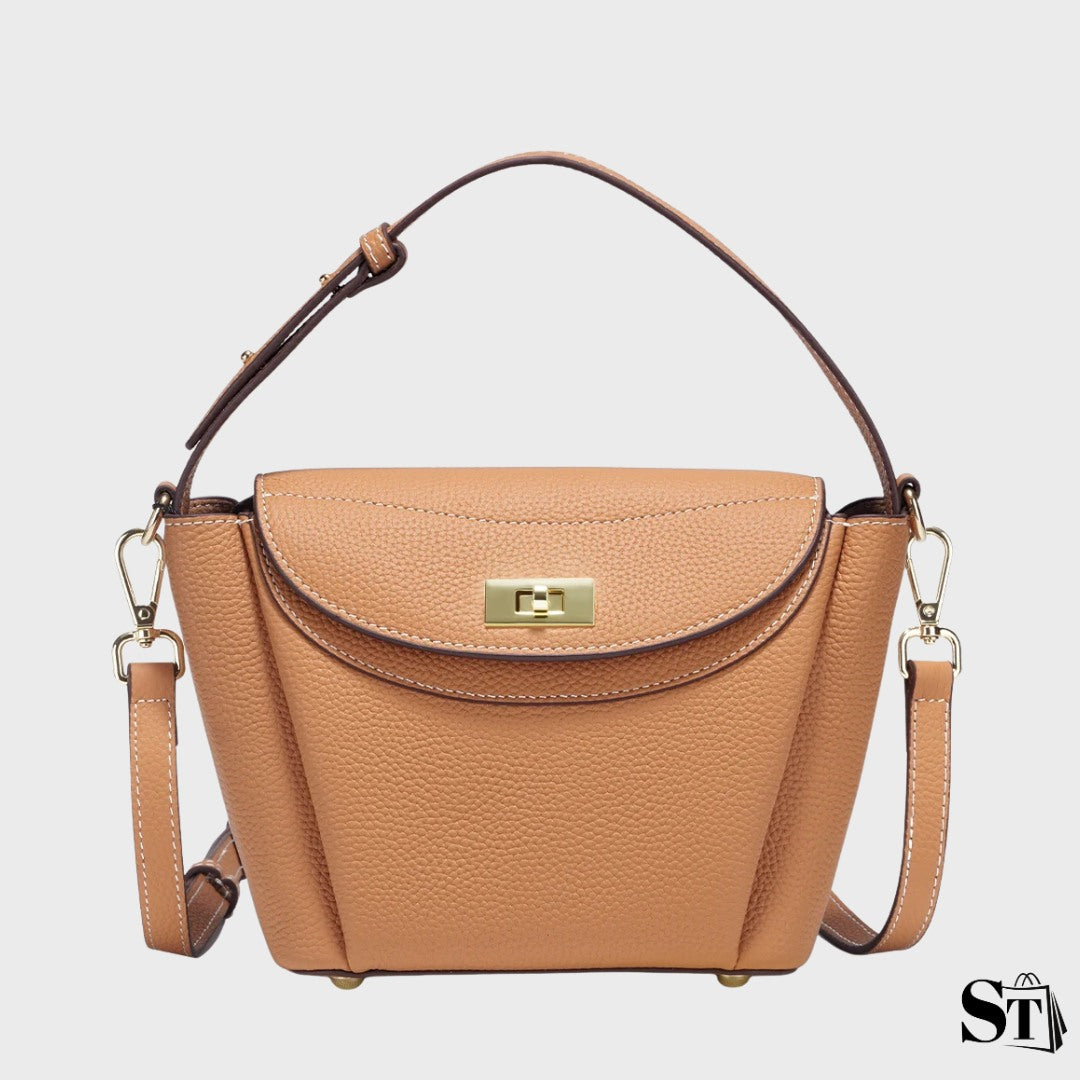 Petit sac à bandoulière en cuir structuré - Le Jacquemart