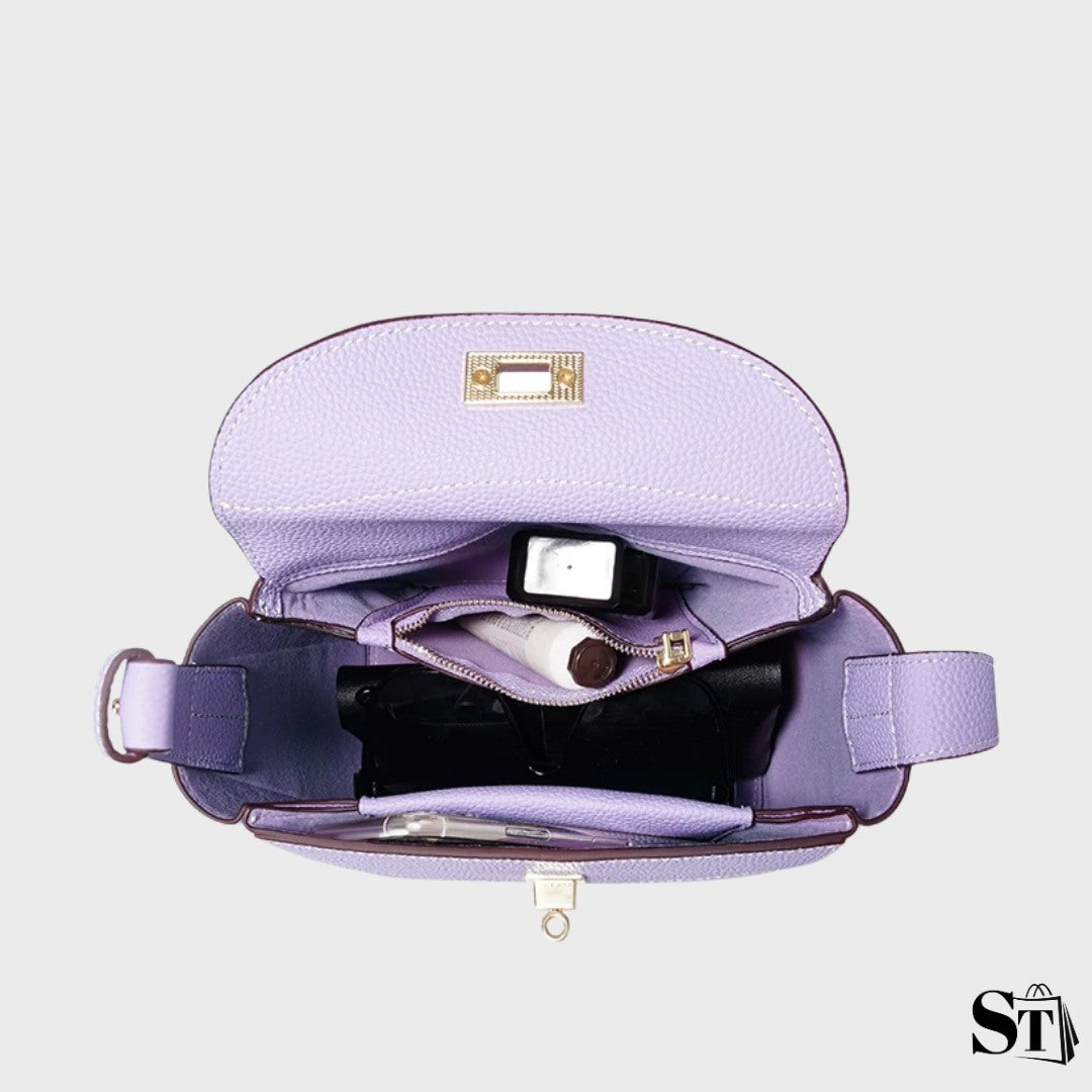 Petit sac à bandoulière en cuir structuré - Le Jacquemart