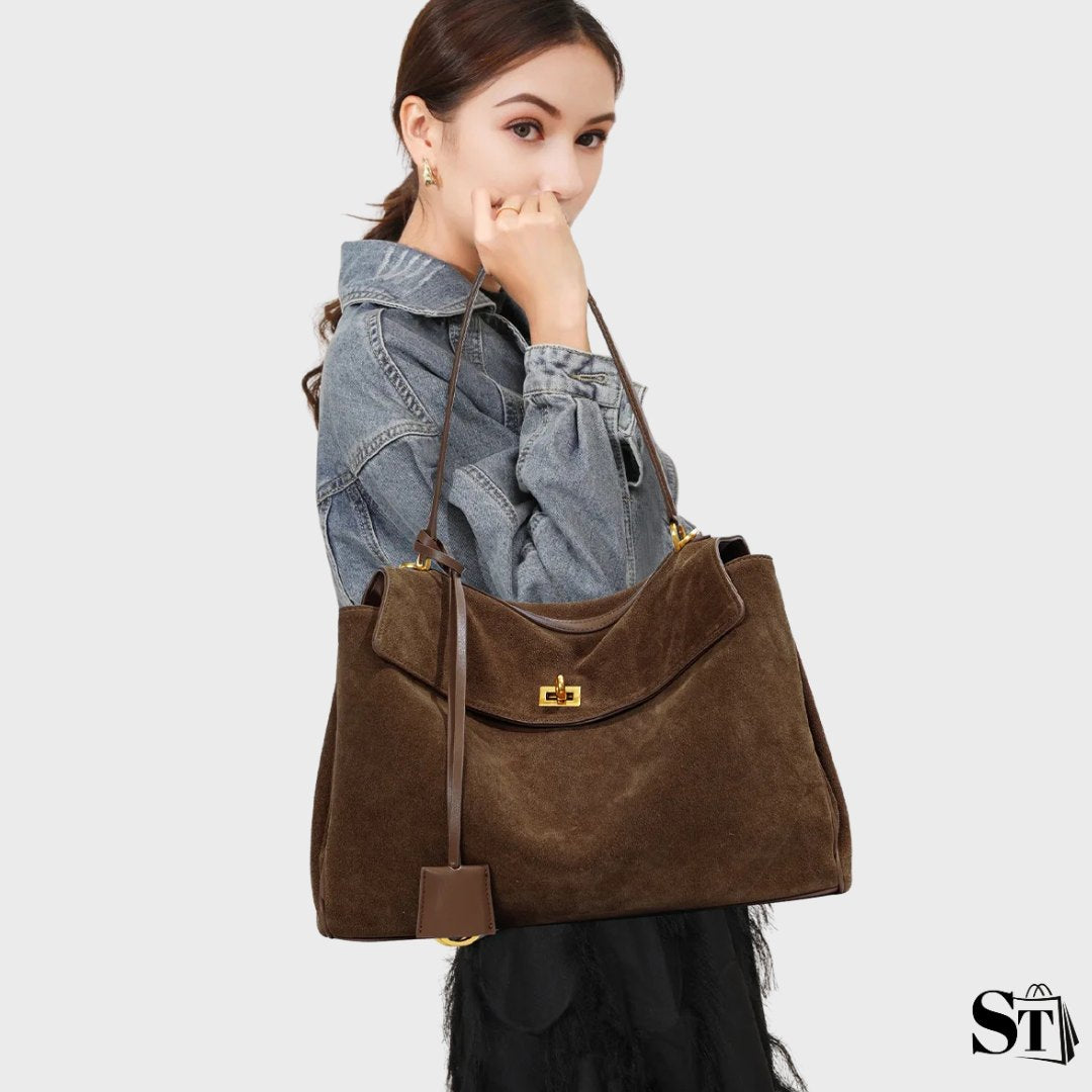 Sac à main vintage cuir - Le Saint-Bénigne