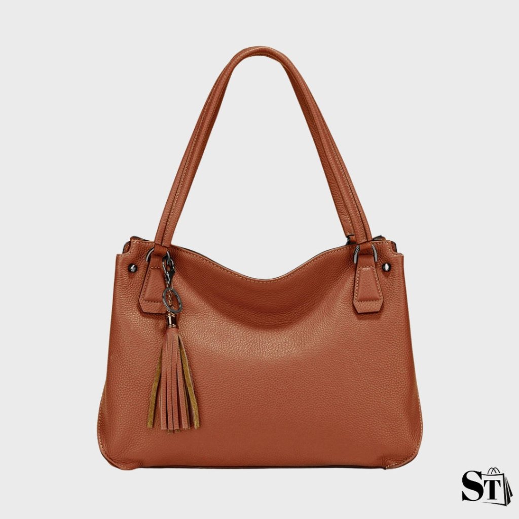 Sac à main cabas cuir - Canelle