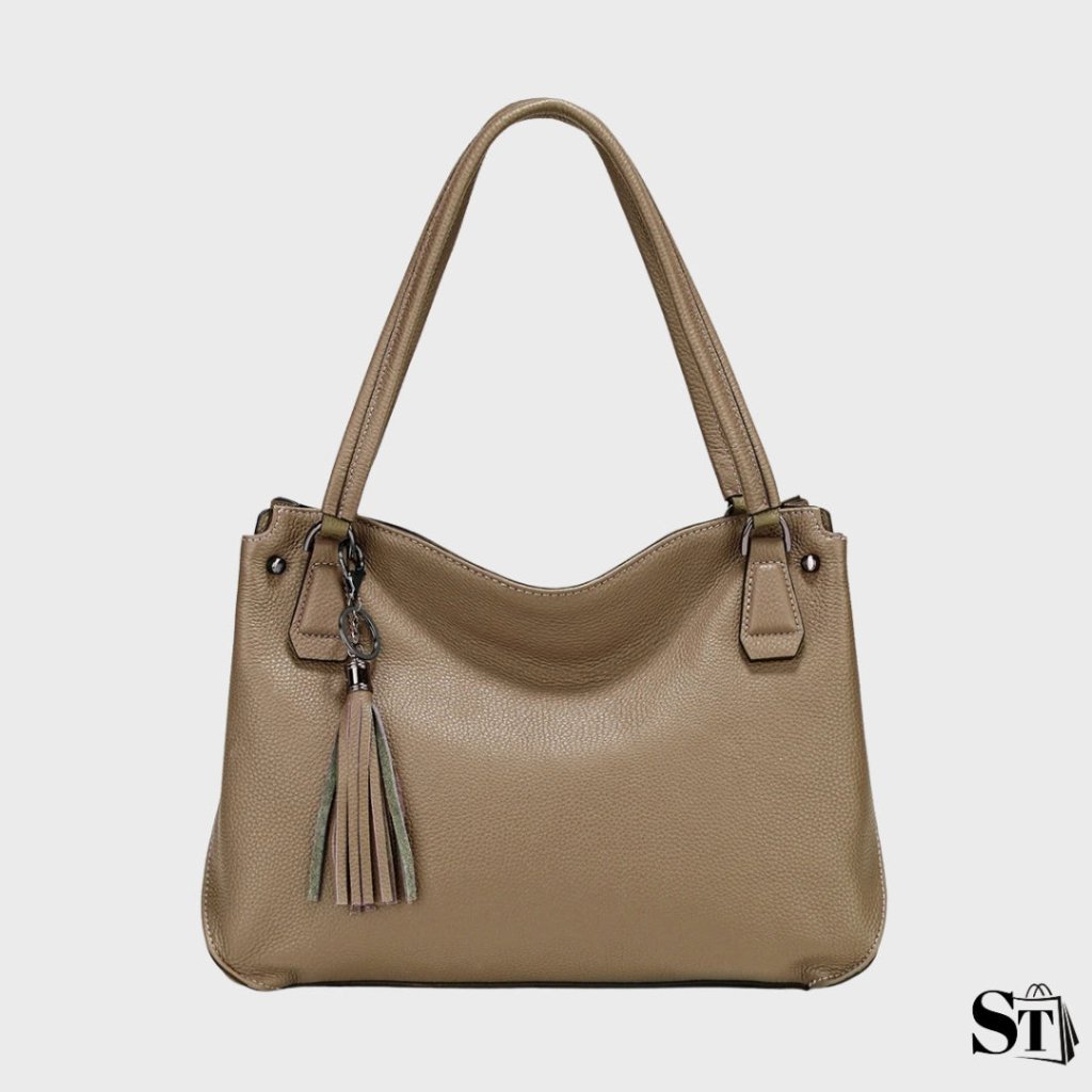 Sac à main cabas cuir - Canelle