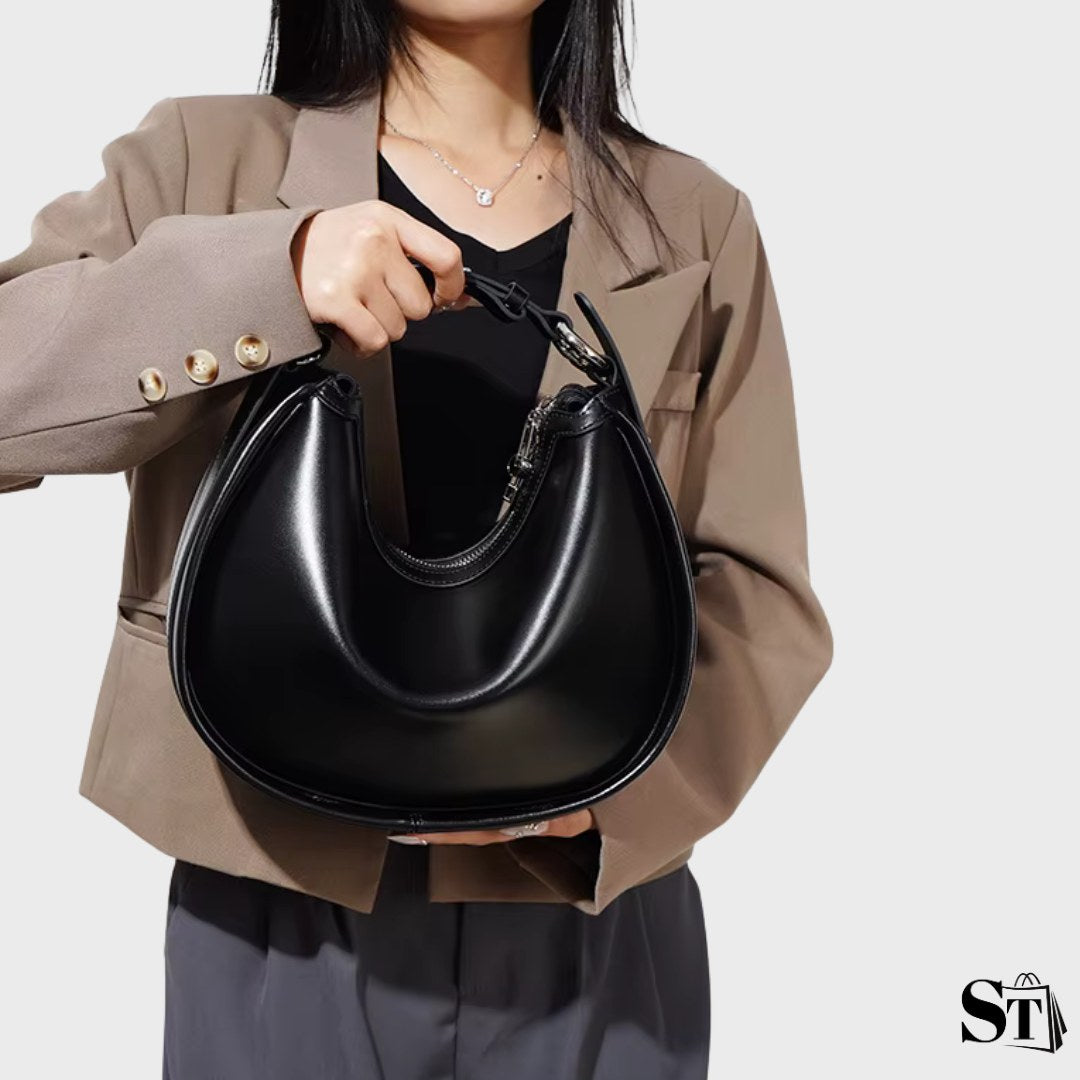 Sac hobo cuir souple élégant - Éclipse