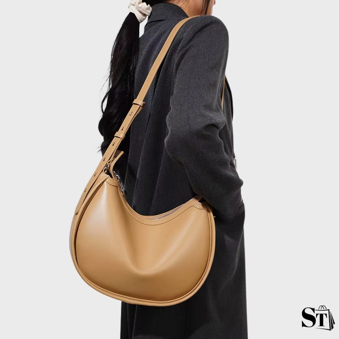 Sac hobo cuir souple élégant - Éclipse