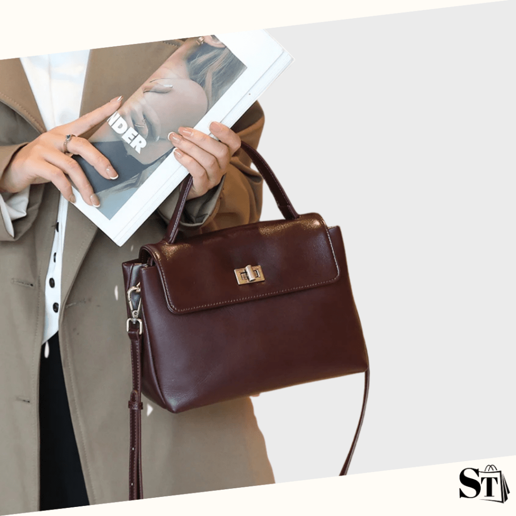 Sac à main femme cuir bordeaux