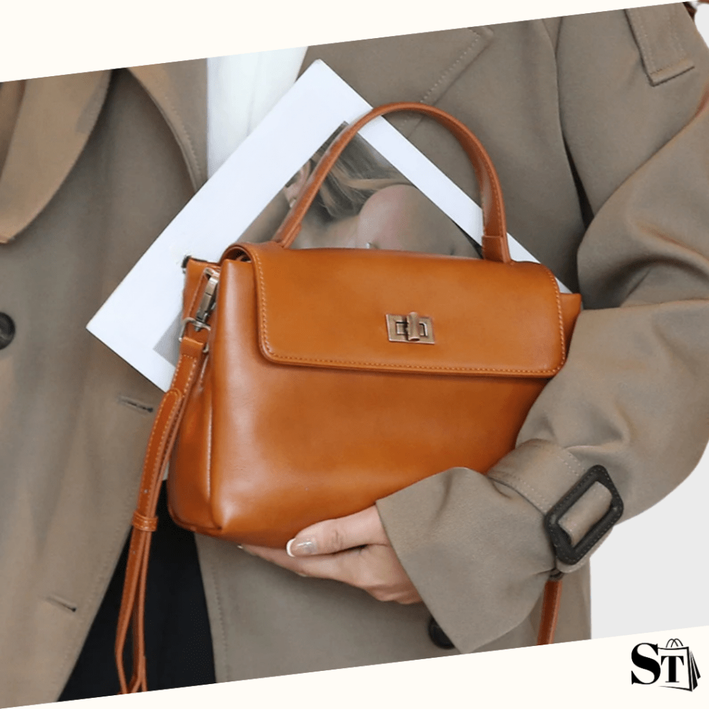 Sac à main femme cuir marron