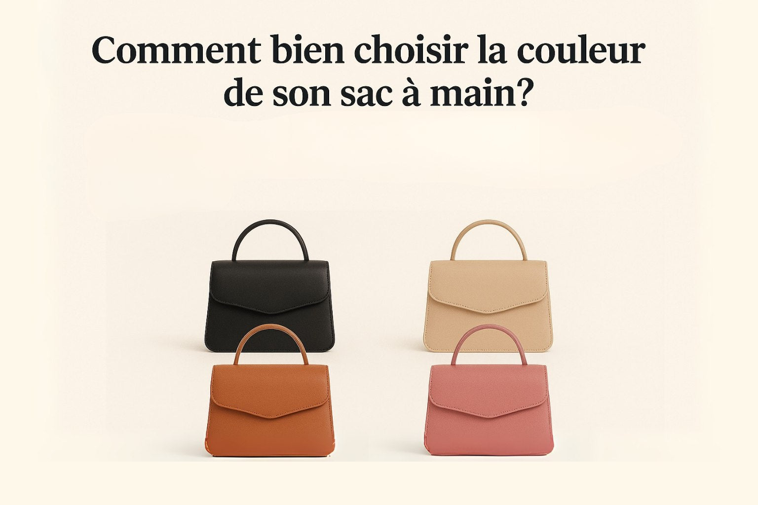 Comment bien choisir la couleur de son sac à main ?
