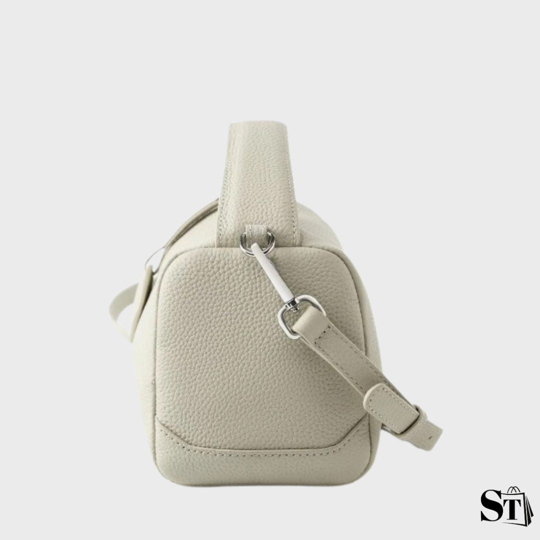 Sac baguette cuir léger - Galet