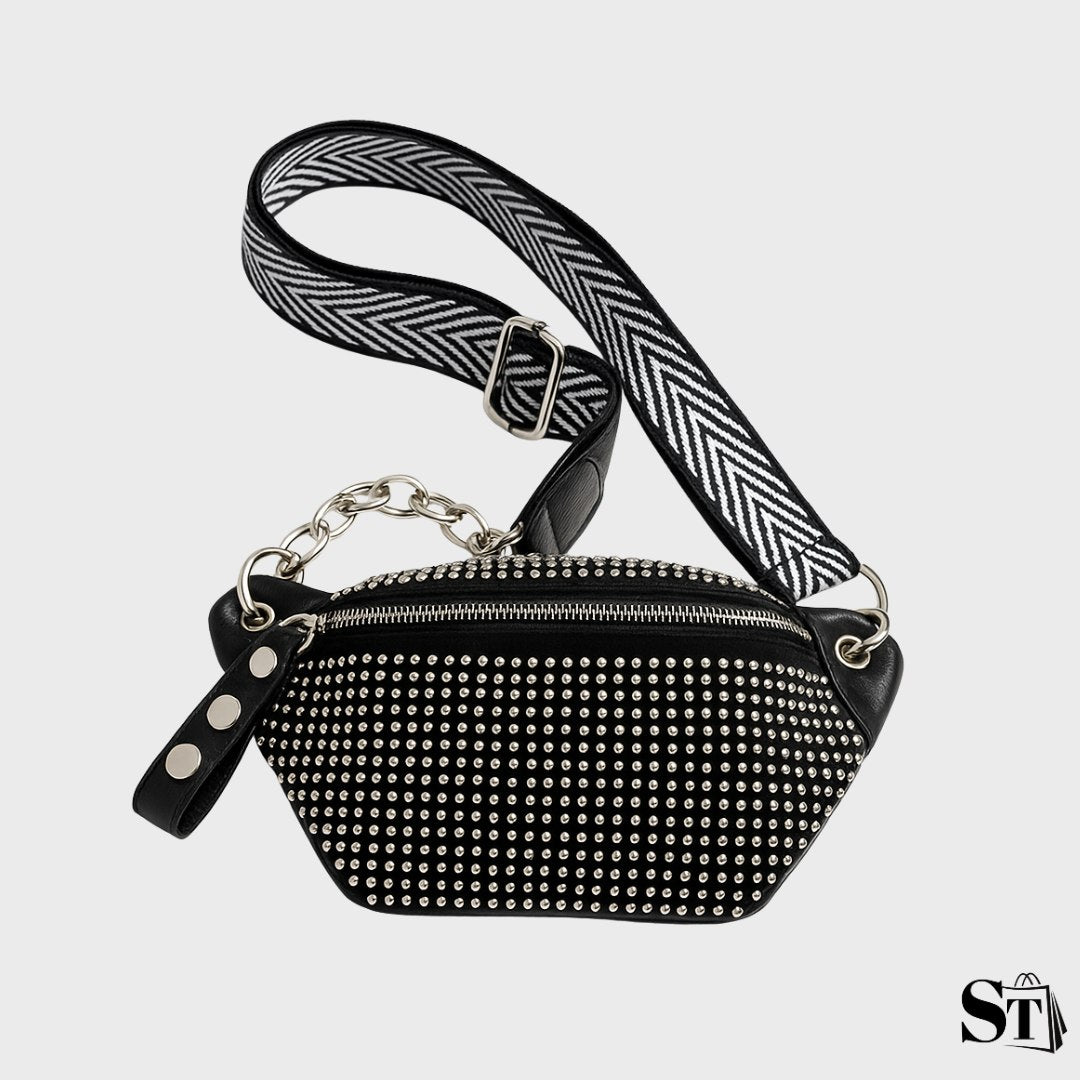 Gleam | Sac banane femme strass