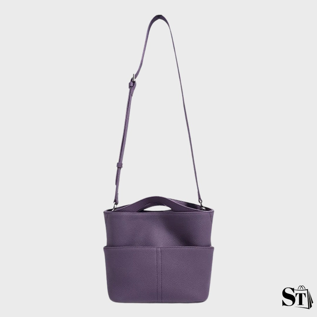 L'Iris | Sac seau en cuir femme