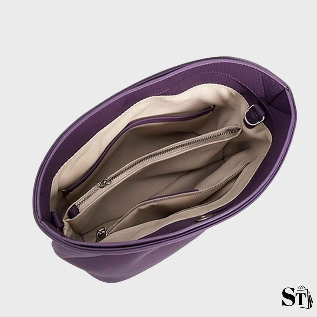 L'Iris | Sac seau en cuir femme
