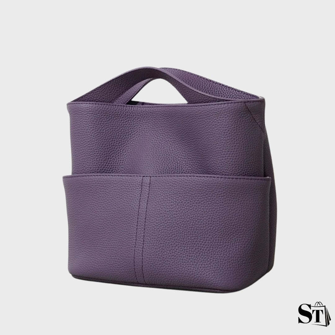 L'Iris | Sac seau en cuir femme