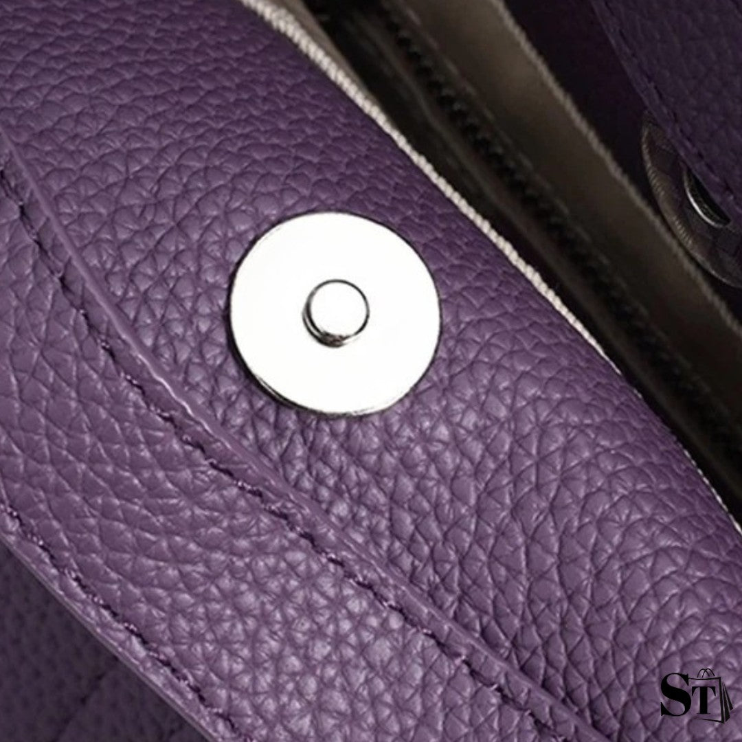 L'Iris | Sac seau en cuir femme