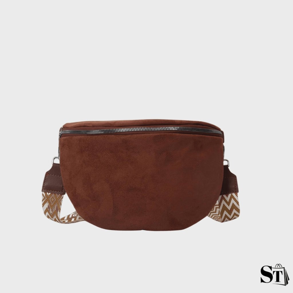 Le tout doux | Sac banane daim