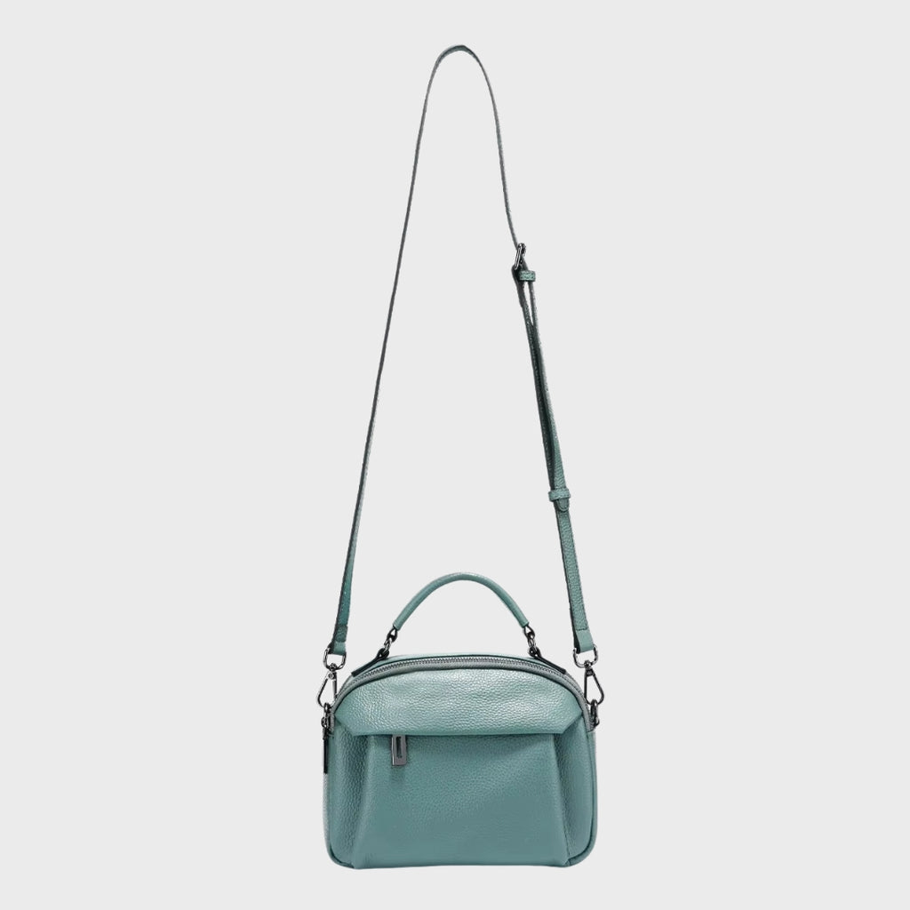 Besace grande capacité en cuir femme - La randonneuse