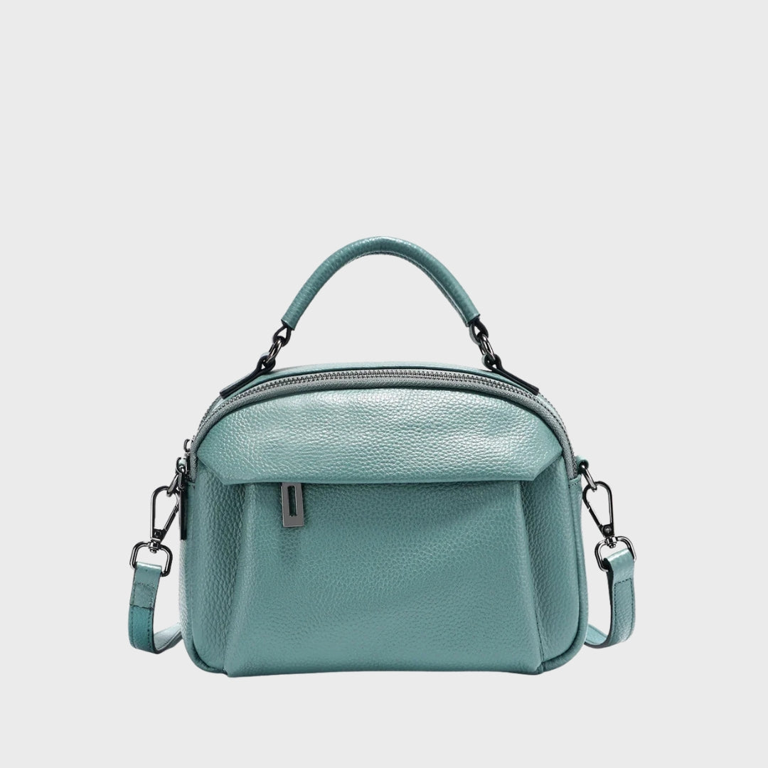 Besace grande capacité en cuir femme - La randonneuse