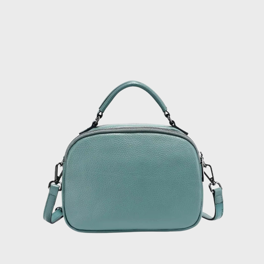 Besace grande capacité en cuir femme - La randonneuse