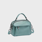 Besace grande capacité en cuir femme - La randonneuse