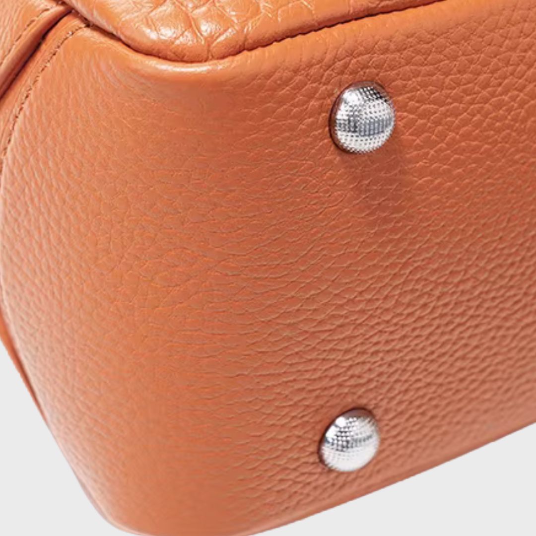 Sac à main en cuir crocodile - Le Céladon