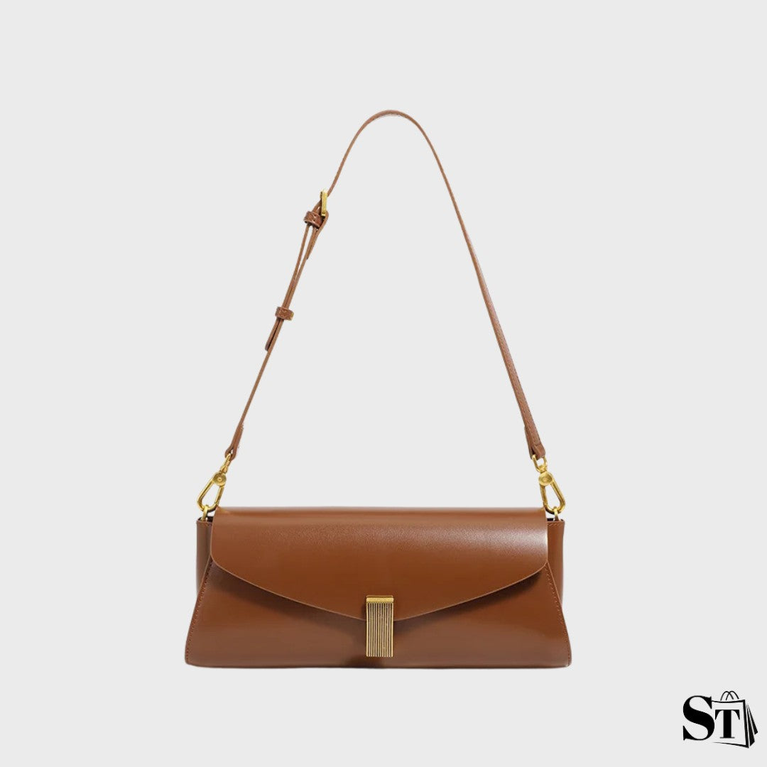Sac baguette élégant en cuir - Le Celestin