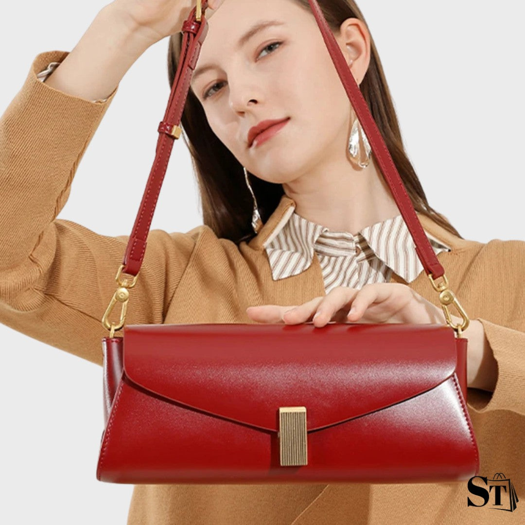 Sac baguette élégant en cuir - Le Celestin