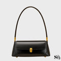 Long leather shoulder bag - Le Suzon