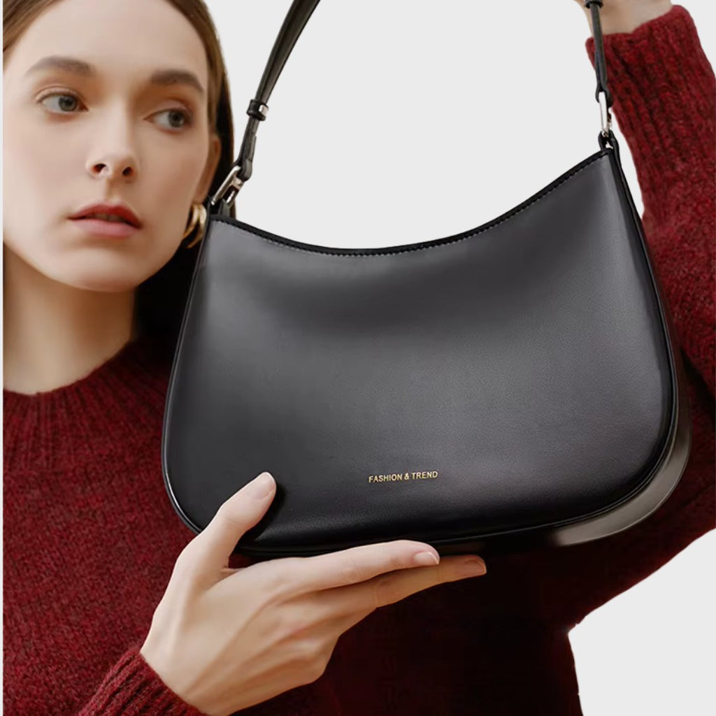 Sac hobo minimaliste en cuir - Le Clairval