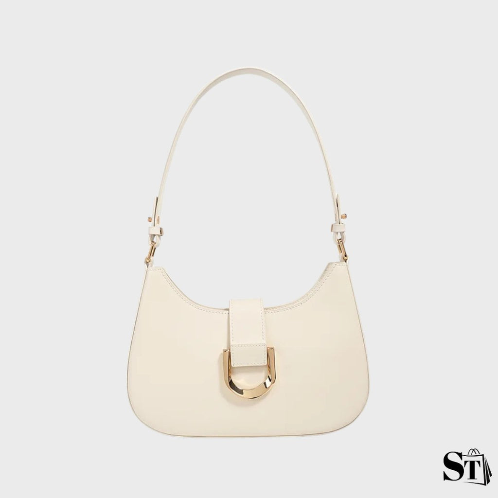 Sac baguette en cuir  - Le Dahlia