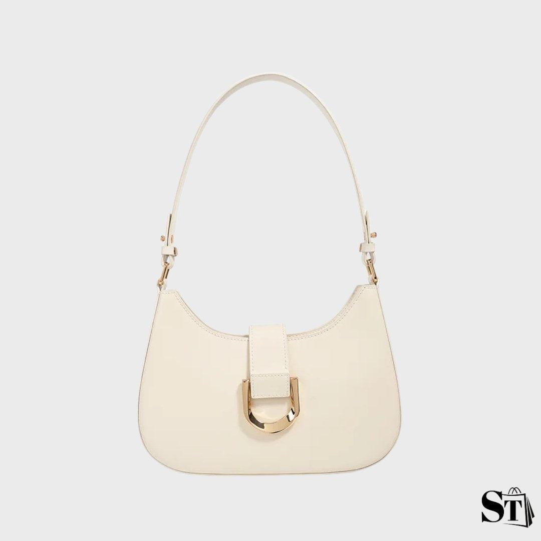 Sac baguette en cuir  - Le Dahlia