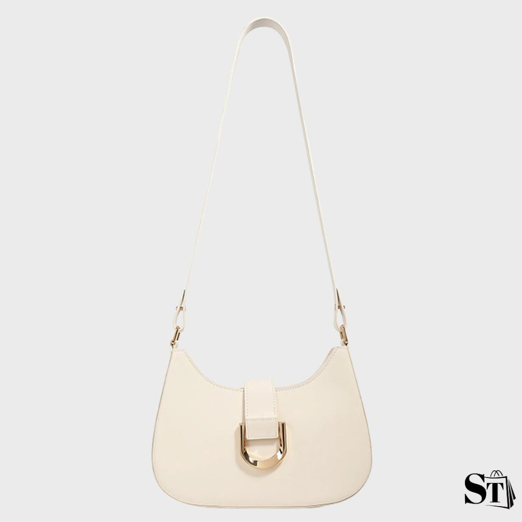 Sac baguette en cuir  - Le Dahlia