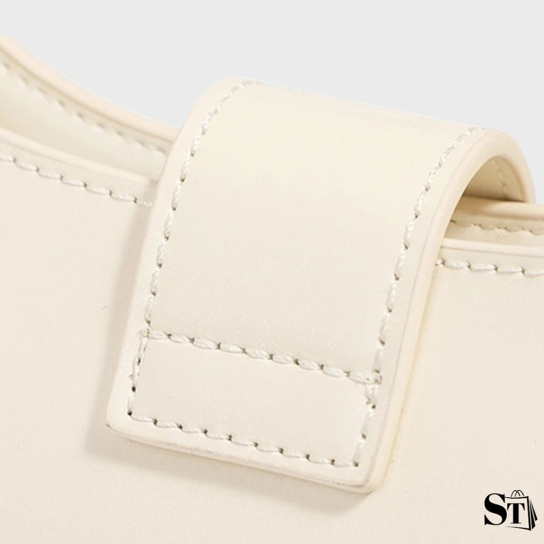 Sac baguette en cuir  - Le Dahlia