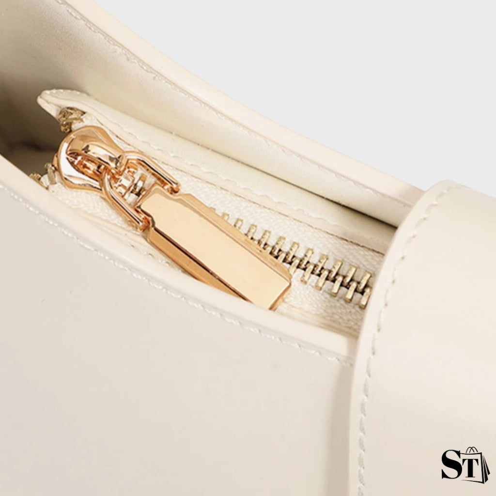 Sac baguette en cuir  - Le Dahlia
