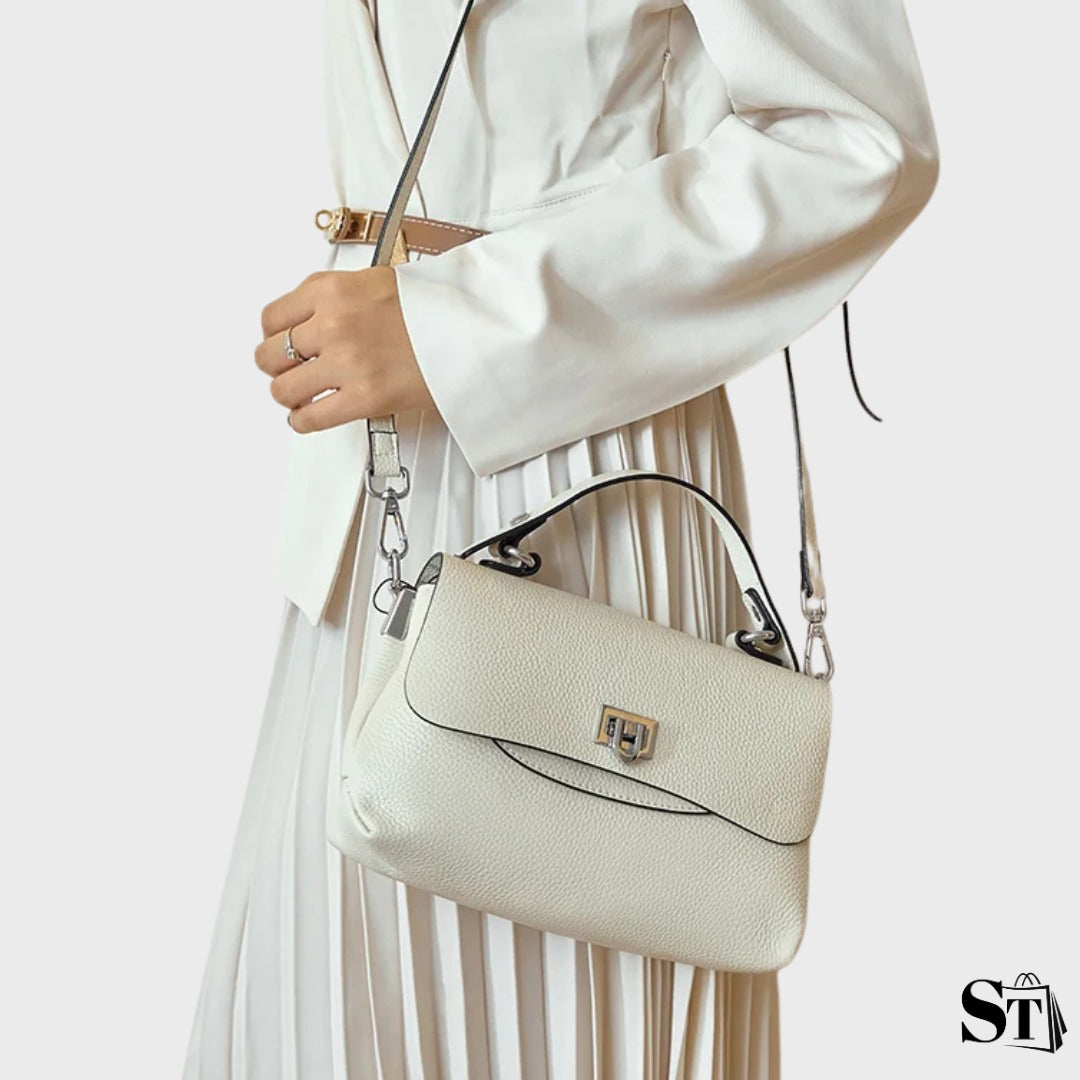 Sac enveloppe en cuir véritable - Le Florence