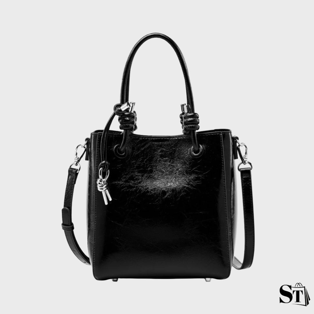 Sac seau en cuir - Le Garnet