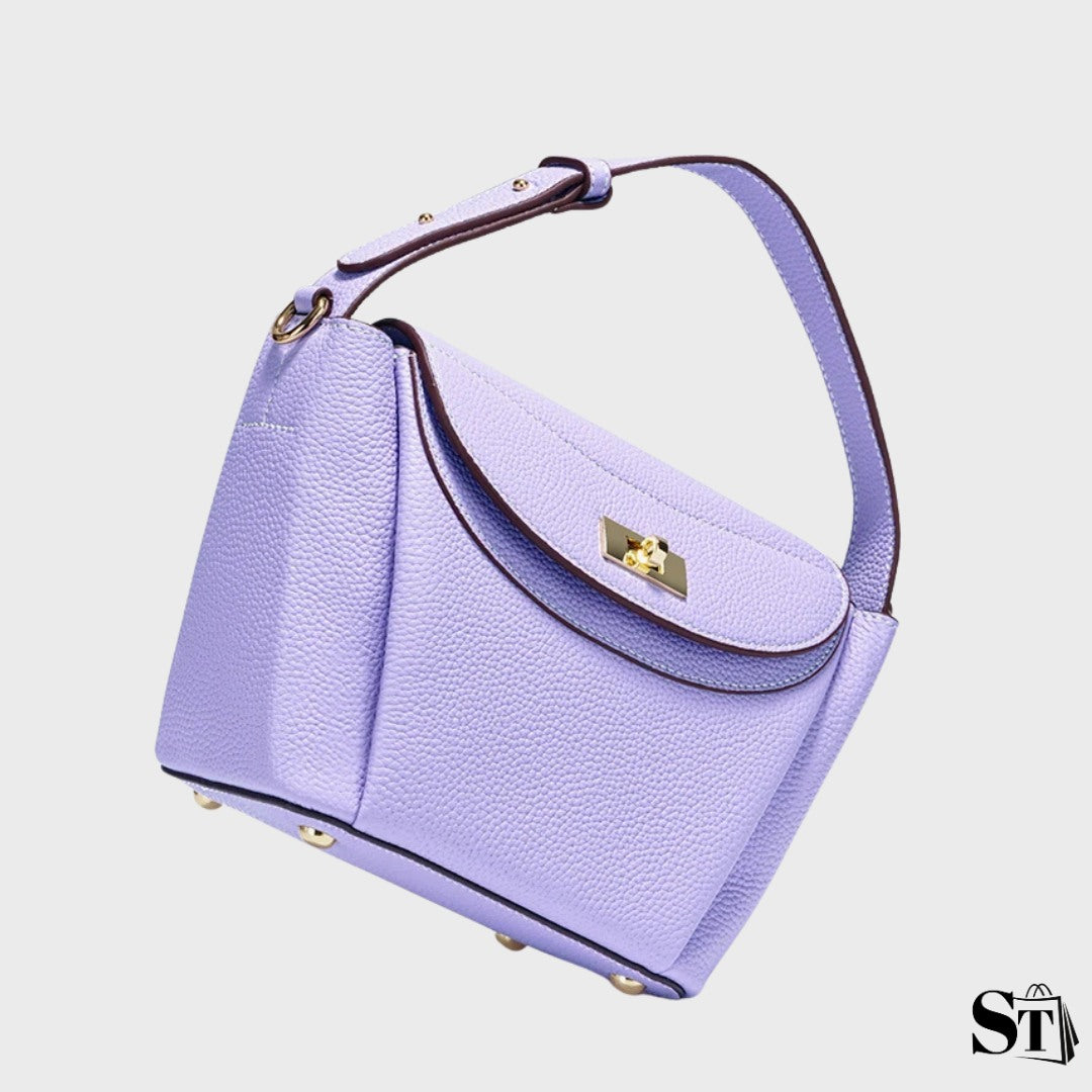 Petit sac à bandoulière en cuir structuré - Le Jacquemart