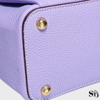 Petit sac à bandoulière en cuir structuré - Le Jacquemart