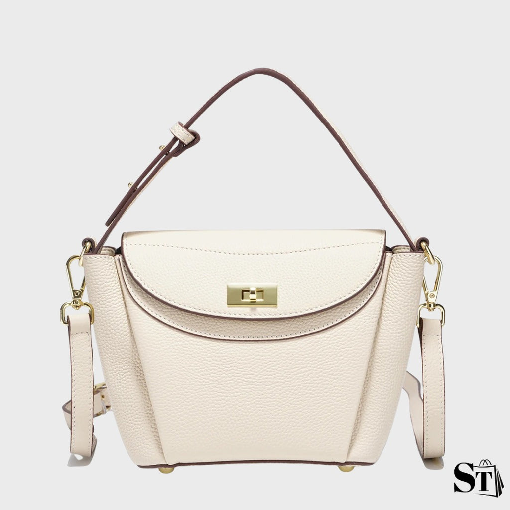 Petit sac à bandoulière en cuir structuré - Le Jacquemart