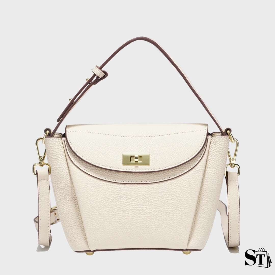 Petit sac à bandoulière en cuir structuré - Le Jacquemart
