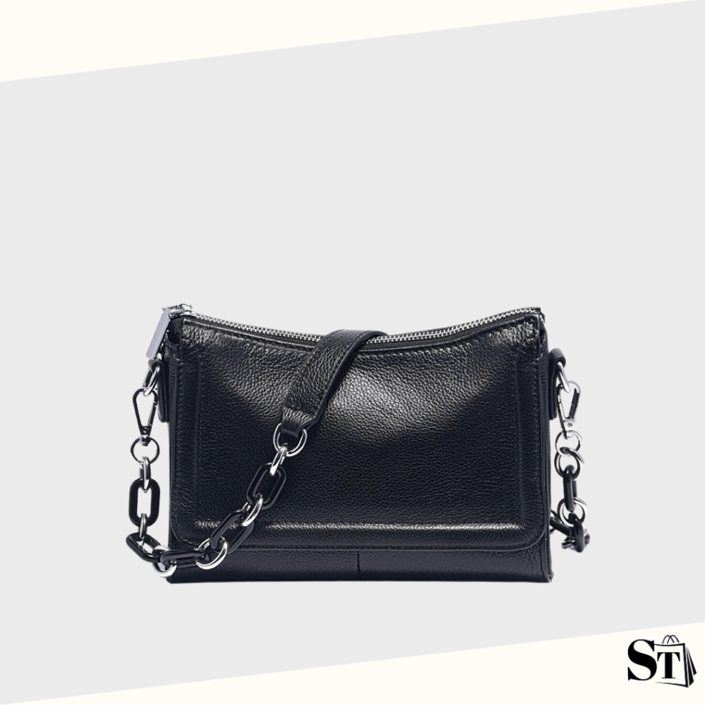 Sac baguette tendance femme en cuir - L'Héritier