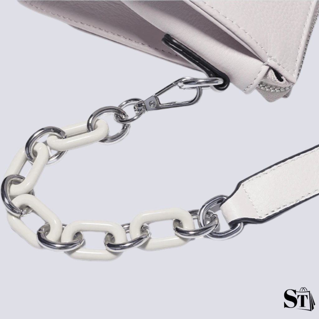 Sac d'épaule allongé tendance femme en cuir - L'Héritier