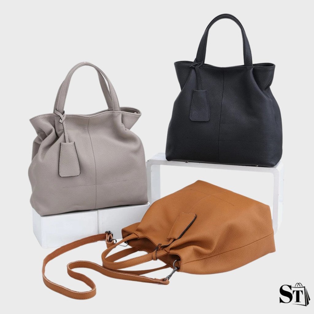 Sac seau femme en cuir - Le Nuage